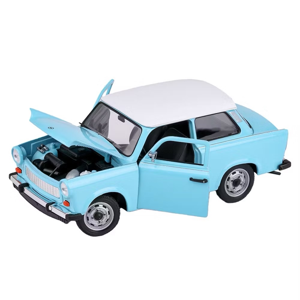 1101e4bd-a1d3-4473-ac89-1fd15bfb878c Macheta metal Trabant 601, blue 1/24 - imagine 1