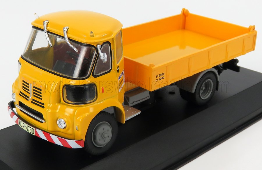 137299-2 Macheta metalica Sava BMC S-66 MOP camion 1962 1:43 galben - imagine 1