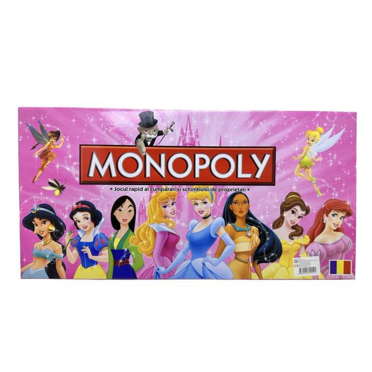 Joc Monopoly Printese editie pentru copii joc de societate strategie si tranzactii in romana