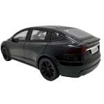 Macheta metal Tesla X replica neagra scara 1:22 cu sunet si lumini deschide usile si capotele - imagine 13