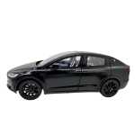Macheta metal Tesla X replica neagra scara 1:22 cu sunet si lumini deschide usile si capotele - imagine 17