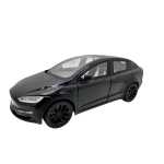 Macheta metal Tesla X replica neagra scara 1:22 cu sunet si lumini deschide usile si capotele - imagine 22