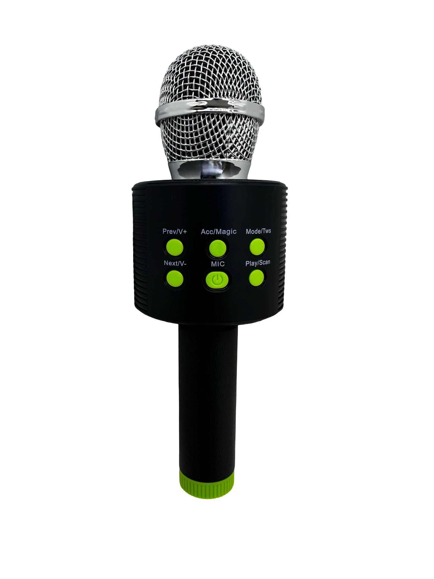 IMG-20250917-WA0027 Microfon Karaoke Wireless cu Boxa Incorporata Model V5 functii multiple, TWS, card TF si USB - imagine 1