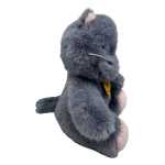 Jucarie plus pisica gri pufoasa, 25cm - imagine 4