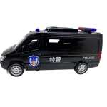 Macheta Mercedes Sprinter de politie cu sunete, lumini, deschide usile - imagine 6