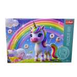Puzzle Unicorn Rainbow Trefl cu 60 de piese