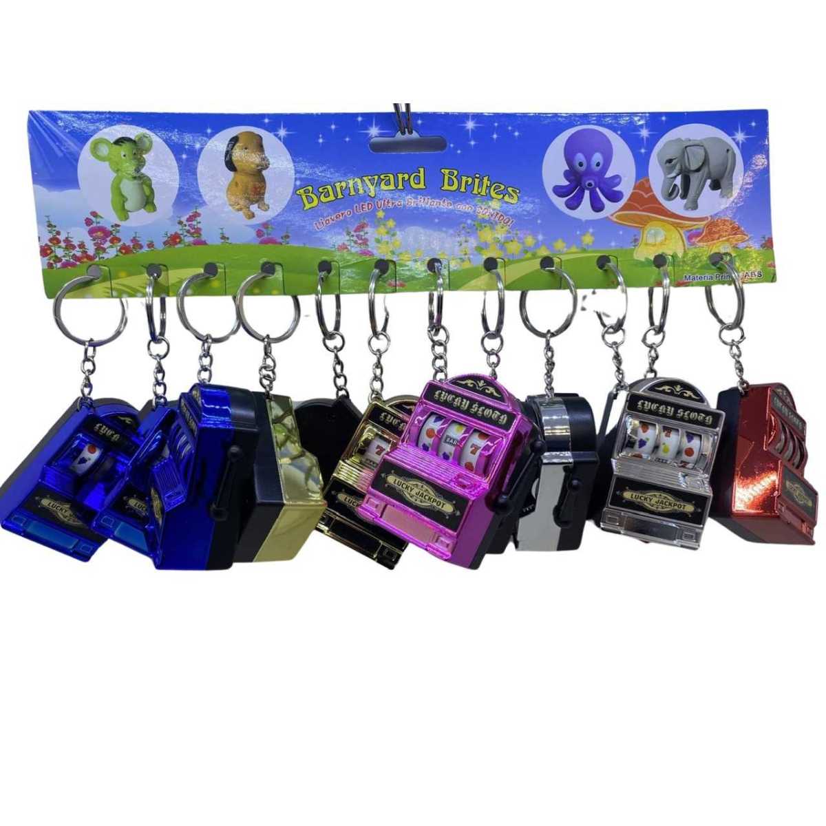 Jucarie Breloc Mini Spin Machine - Slot Machine Antistres - Casino