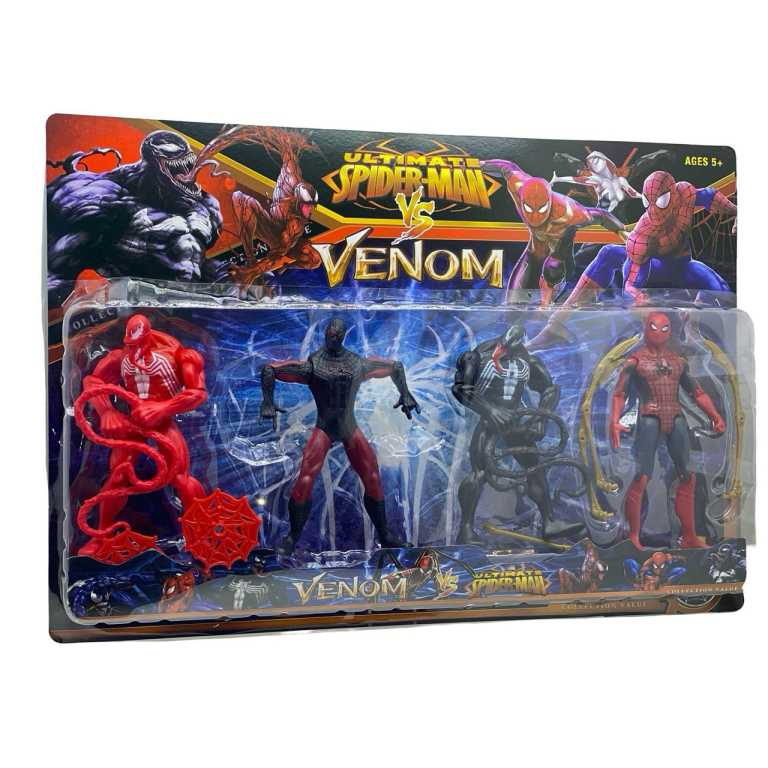 マーベルレジェンド SPIDER-MAN vs CARNAGE フィギュアセット Marvel Legends Spider-Man The Animated Series Retro Black Suit
