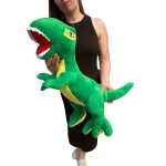 Jucarie de plus Dinozaur verde 50cm