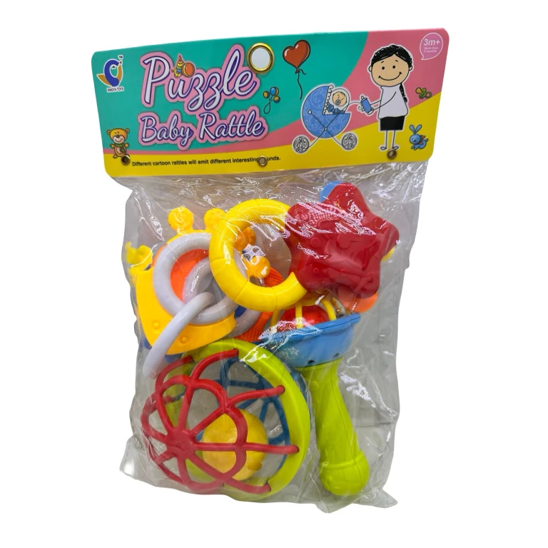 Set zdranganele si sunatori bebe multicolore jucarii senzoriale pentru dezvoltare timpurie