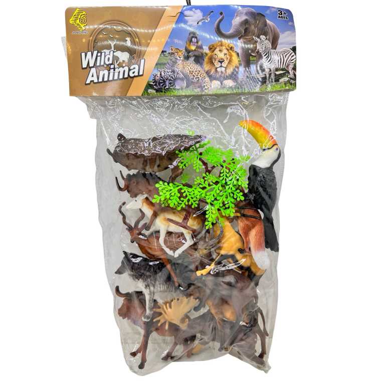 Set figurine animale fauna locala jucarii educative pentru copii