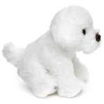 Caine de plush Bichon Maltez de jucarie 12,5cm - imagine 4