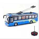 Autobuz City albastru cu radiocomanda