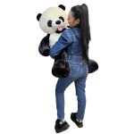 Urs Panda de plus cu papion 1,2m - imagine 3