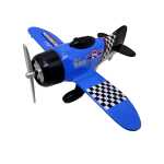 Avion din metal cu resort mix color - imagine 8