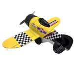 Avion din metal cu resort mix color - imagine 4