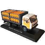 Macheta 1988 Pegaso Ekus *Repsol Butano*, orange/black/white 1/43 - imagine 2