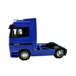 Macheta cap tractor Mercedes Actros 1857 albastru 4x2 1/32 Welly - imagine 3