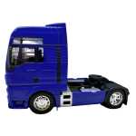 Macheta cap tractor MAN TGX xxl 4X2 albastru welly 1/32 - imagine 4