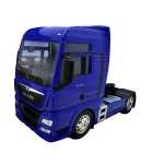 Macheta cap tractor MAN TGX xxl 4X2 albastru welly 1/32