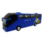 Macheta Autobuz Autocar Luxury din Metal albastru