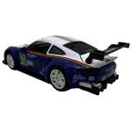 Macheta Porsche RSR Racing 1:32 replica metal lumini si sunete usi deschise alb albastru - imagine 7