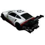 Macheta Porsche RSR Racing 1:32 replica metal lumini si sunete usi deschise alb rosu - imagine 4