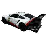 Macheta Porsche RSR Racing 1:32 replica metal lumini si sunete usi deschise alb rosu - imagine 6