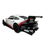Macheta Porsche RSR Racing 1:32 replica metal lumini si sunete usi deschise alb rosu - imagine 7