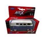 Macheta Volkswagen Transporter T1 1:32 replica metal usi deschise pull back - imagine 5