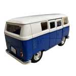 Macheta Volkswagen Transporter T1 1:32 replica metal usi deschise pull back - imagine 4