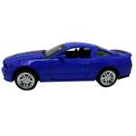 Macheta Ford mustang albastru cu sunet lumini deschide usile - imagine 3
