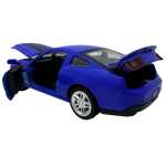 Macheta Ford mustang albastru cu sunet lumini deschide usile - imagine 5
