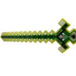Sabie Minecraft multicolora cu sunete si lumini 60 cm - imagine 3