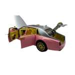 Macheta Rolls Royce Phantom roz 1/24 lumini sunet deschide tot - imagine 13
