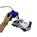 Bugatti Chiron de politie cu radiocomanda deschide usile si capota motor din telecomanda - imagine 7
