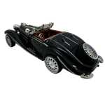 Macheta Mercedes 500K epoca negru 1/32 lumini sunet deschide usile si capotele (copie) - imagine 4