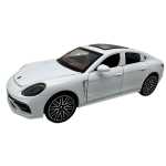 Macheta Porsche Panamera alb 1/24 sunete lumini deschide usile si capotele