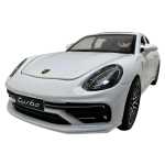 Macheta Porsche Panamera alb 1/24 sunete lumini deschide usile si capotele - imagine 5