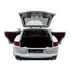 Macheta Porsche Panamera alb 1/24 sunete lumini deschide usile si capotele - imagine 9