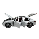 Macheta Porsche Panamera alb 1/24 sunete lumini deschide usile si capotele - imagine 10