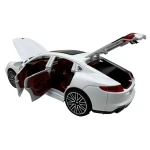 Macheta Porsche Panamera alb 1/24 sunete lumini deschide usile si capotele - imagine 11