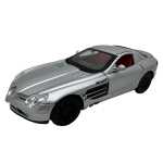 Macheta Mercedes McLaren SLR argintiu lumini sunet deschide toate usile si capotele
