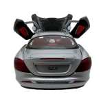 Macheta Mercedes McLaren SLR argintiu lumini sunet deschide toate usile si capotele - imagine 10