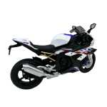 Motocicleta de curse BMW S1000RR replica cu lumini sunete si suspensii 1/10 - imagine 7
