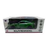 Macheta replica metal BMW M8 verde cu sunet si lumini deschide usile portbagajul capota 1/24