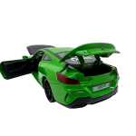 Macheta replica metal BMW M8 verde cu sunet si lumini deschide usile portbagajul capota 1/24 - imagine 8
