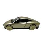 Macheta Tesla Cybercab robotaxi aurie cu sunete lumini deschide usile si capota - imagine 5