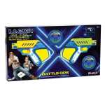 Set pistoale cu laser Silverlit Lazer M.A.D Battle Ops cu 2 blastere si 2 tinte interactive