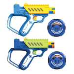 Set pistoale cu laser Silverlit Lazer M.A.D Battle Ops cu 2 blastere si 2 tinte interactive